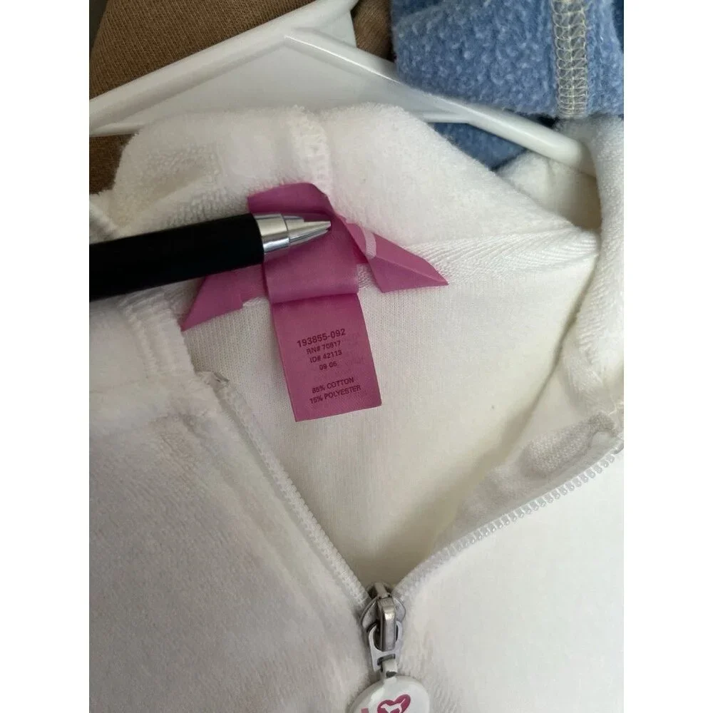 Victoria’s Secret Pink White Terry cloth Matching Set Vintage 2006 Size Small - Picture 9 of 15